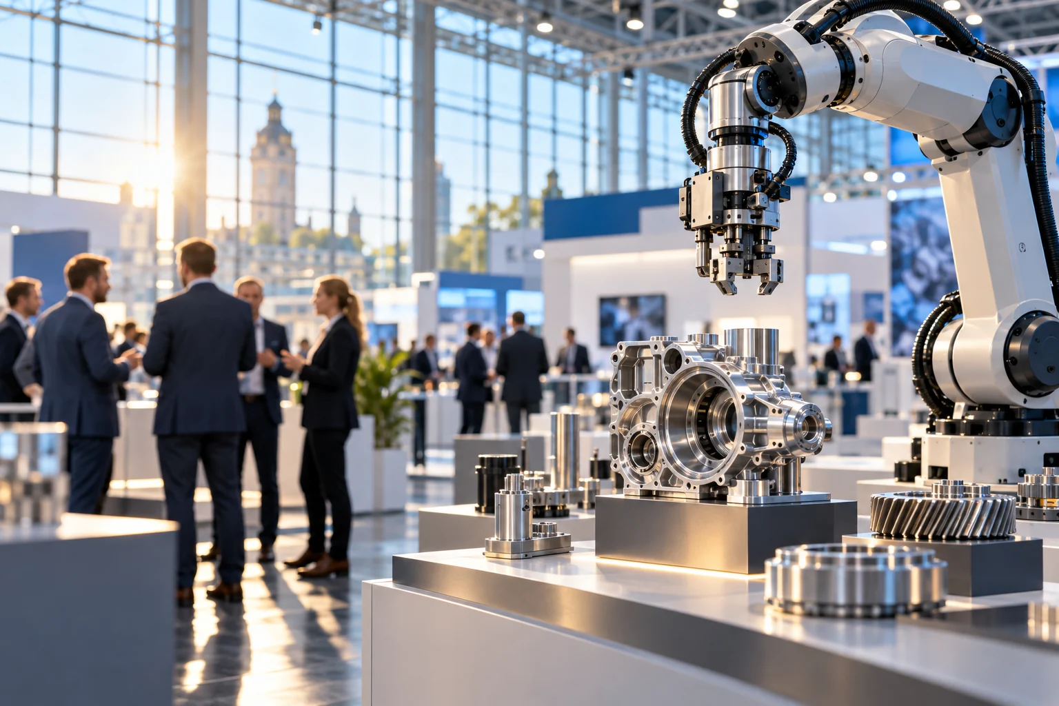 KI-Themenbild zu Industrie und Technik; kein Veranstaltungsfoto