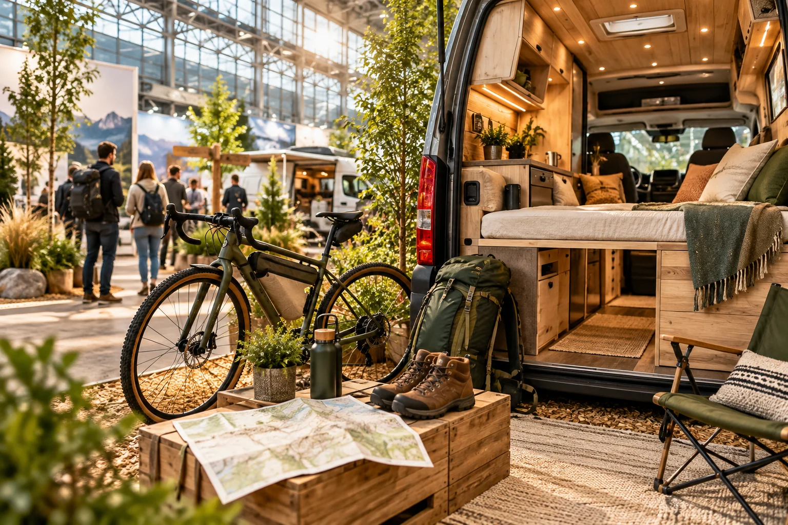 KI-Themenbild zu Reisen und Mobilität; kein Veranstaltungsfoto