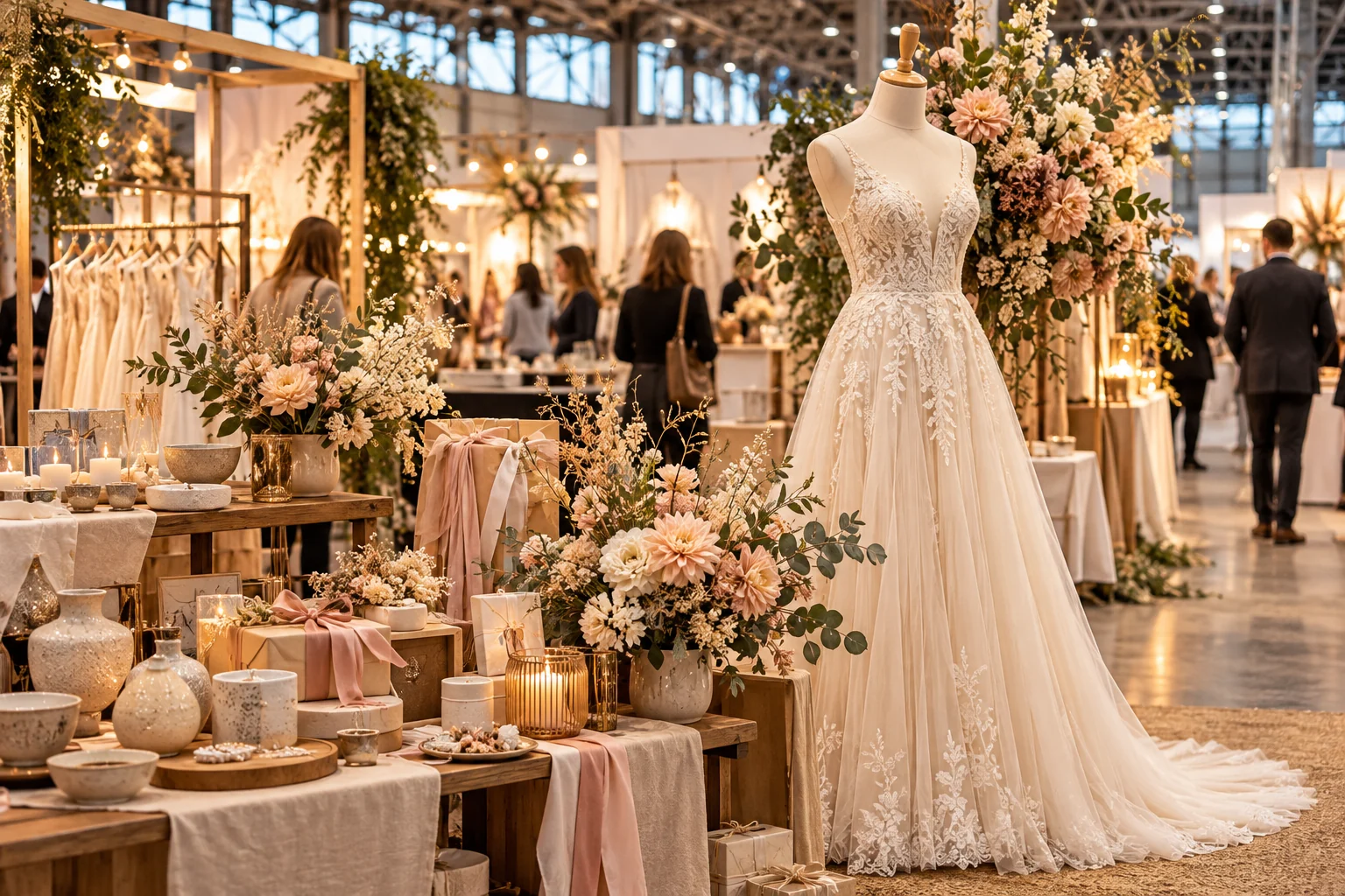 KI-Themenbild zu Hochzeit und Geschenkideen; kein Veranstaltungsfoto