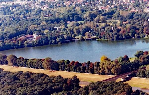 Auensee en Leipzig