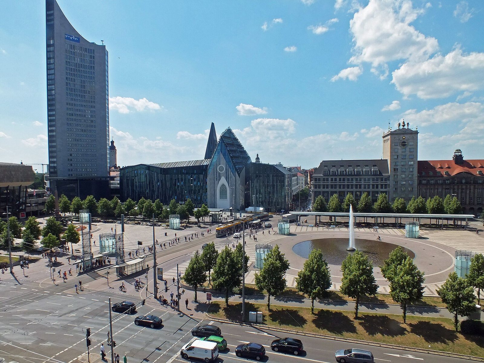 Augustusplatz en Leipzig