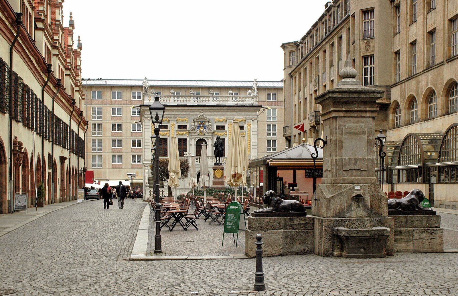 Naschmarkt en Leipzig